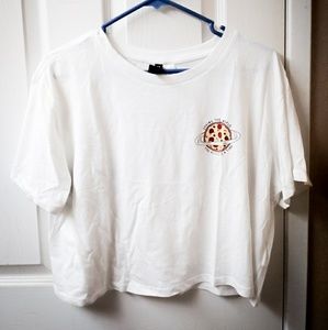 H&M Divided Black - Pizza Crop Top